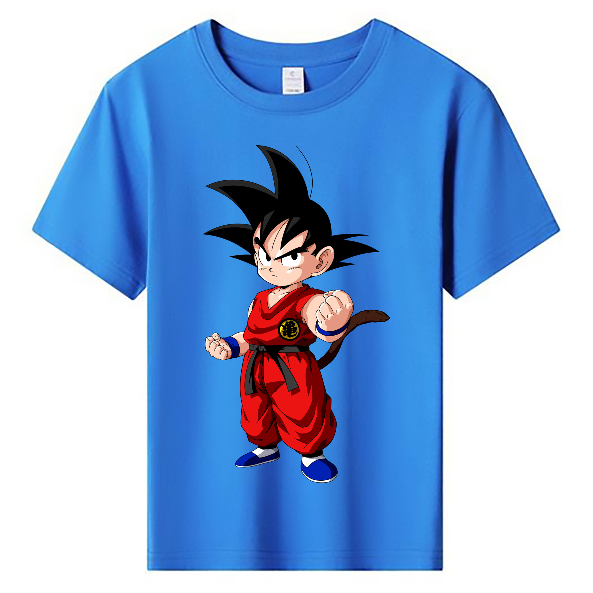 （画像用） ドラゴンボール 孫悟空（そん ごくう）Son Goku カカロット DRAGON BALL Kakarotto 綿100％キッズTシャツ（フロントプリント）